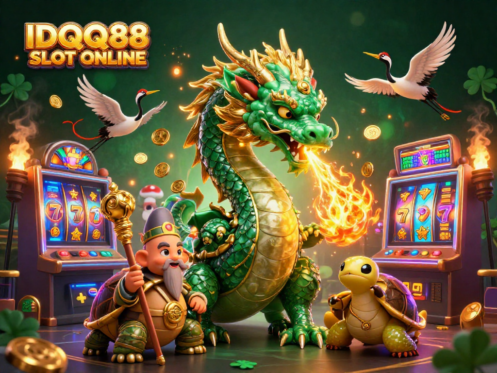 Spin and win in the captivating IDQQ88 SLOT ONLINE with dynamic characters and exciting gaming elements.