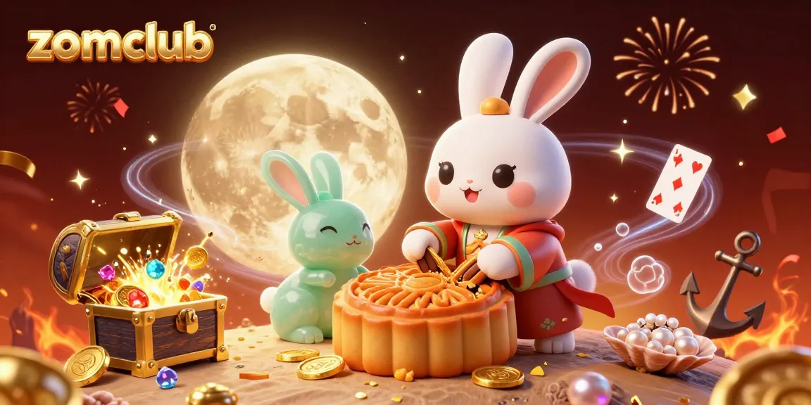 Experience exciting gaming adventures with zomclub in this vibrant 3D illustration showcasing an interactive casino scene.