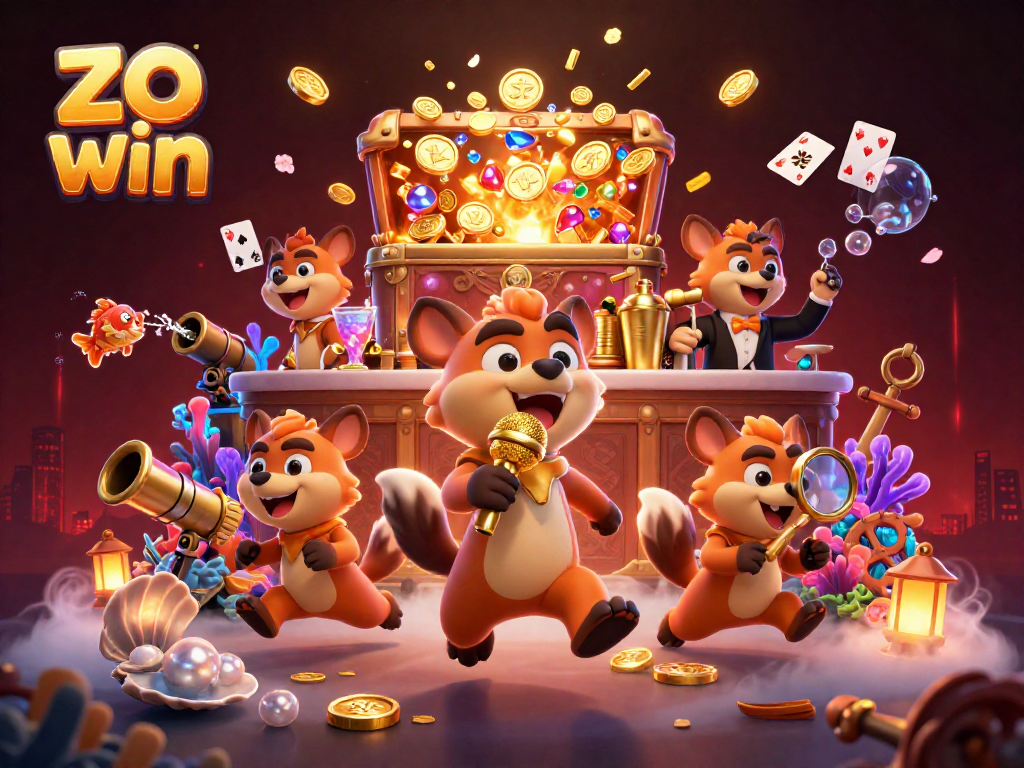 Engage in the fun at zo win's vibrant comedy casino club, featuring hilarious hyenas and thrilling games!