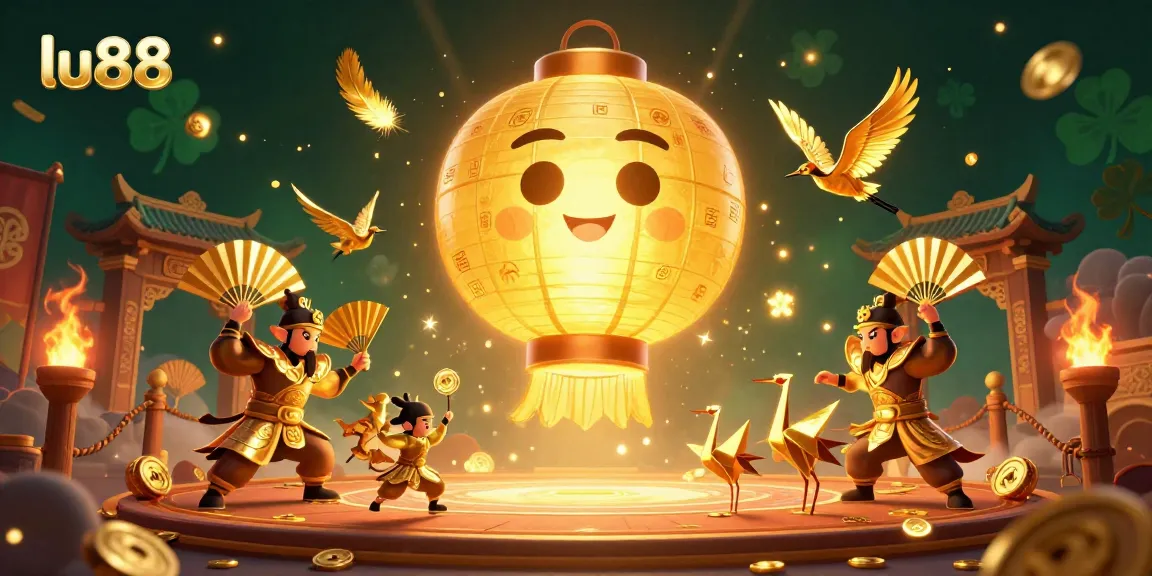 Experience the excitement of lu88 with a dynamic 3D casino illustration showcasing vibrant characters and elements.