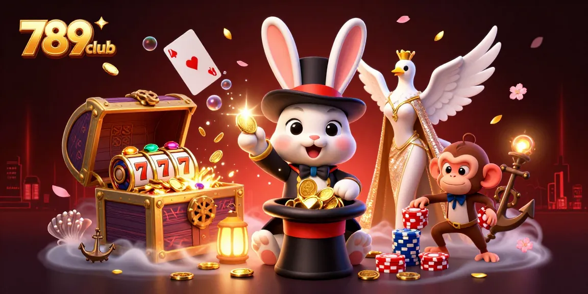 Experience thrilling gaming adventures with 789club and its vibrant casino art illustration.