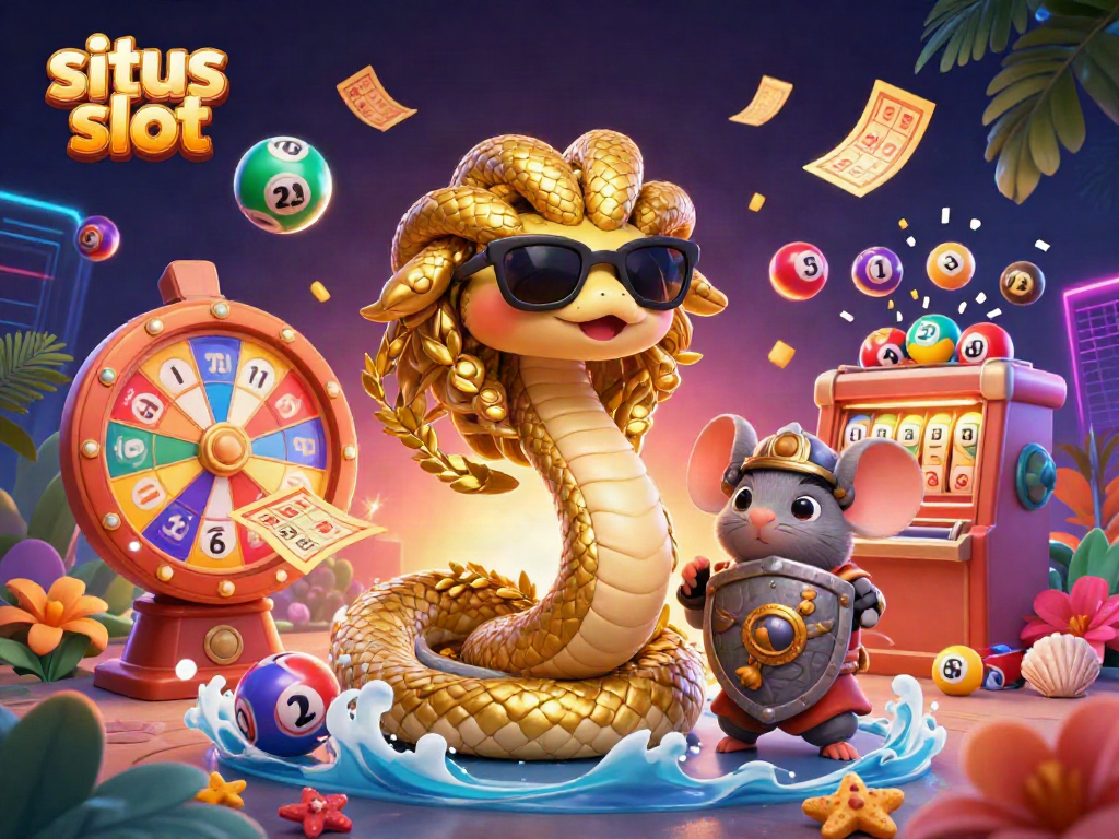 Engage with situs slot and explore vibrant gameplay features with lively Medusa and warrior mouse characters.