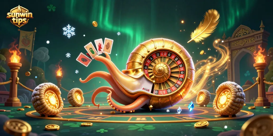 Play strategically with sunwin tips in this vibrant 3D casino scene filled with dynamic elements.