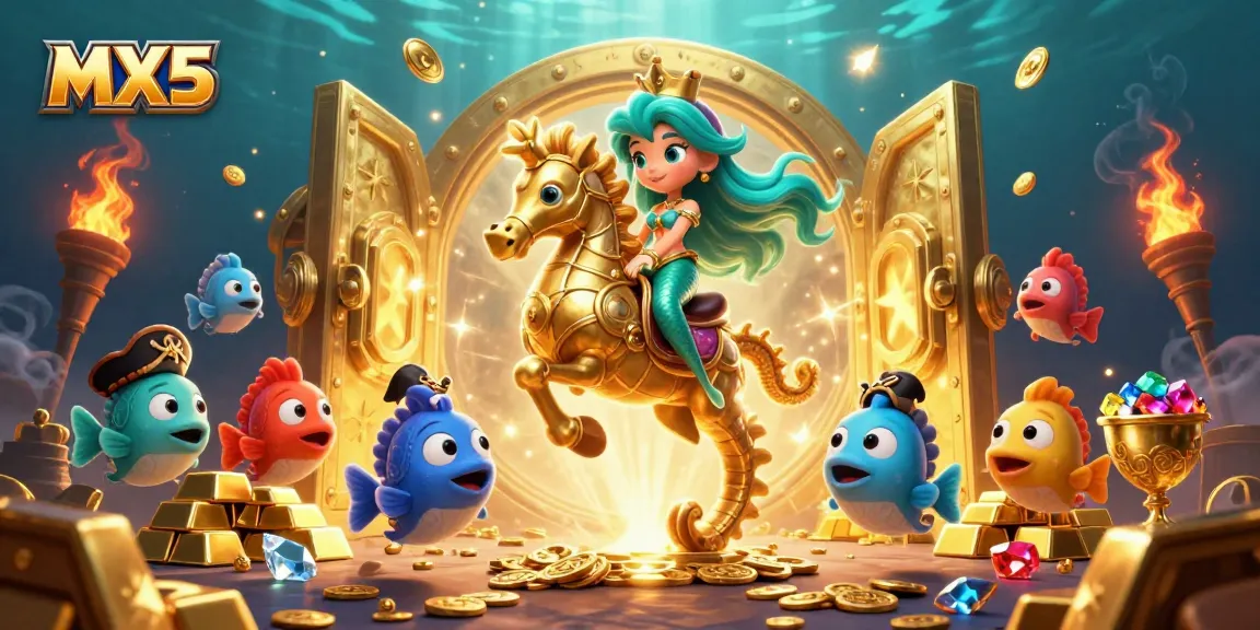 Spin the reels and win with MX5: A vibrant, enchanted underwater casino adventure.