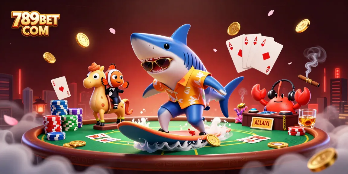 Experience thrilling gameplay at 789BET COM with vibrant characters and casino elements in a lively scene.