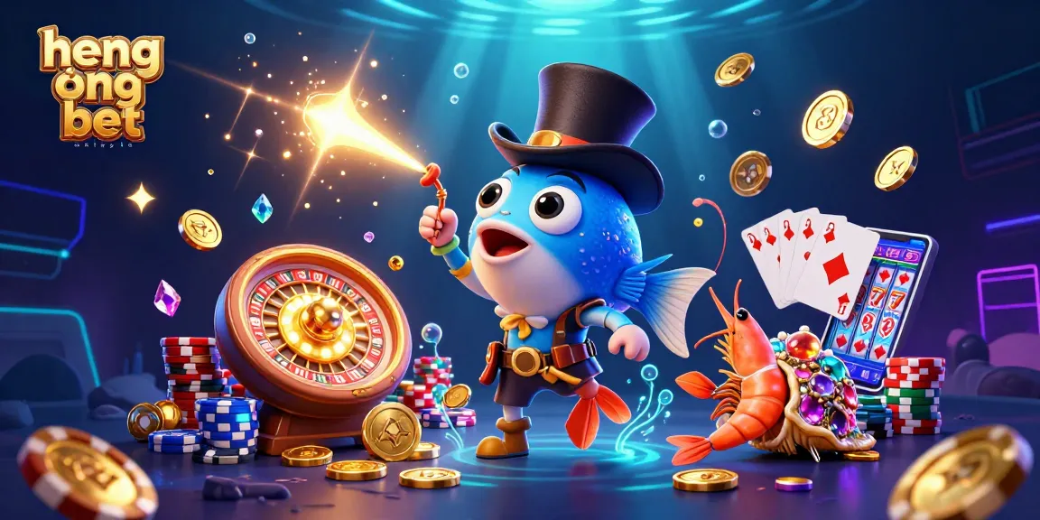 Try your luck at heng ong bet malaysia with vibrant casino games and winning strategies illustrated in 3D.